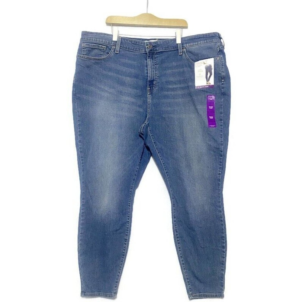 *NEW* Sz 22 Short Levi Strauss Signature Mid Rise Skinny Jeans